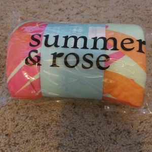 Summer & rose beach towel